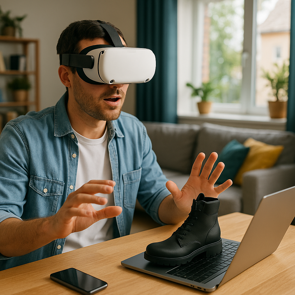 Illustration complémentaire de l’article sur La réalité augmentée et virtuelle au service de l’expérience client sur le web : Cas d’usages, technologies accessibles et retours d’expérience concrets