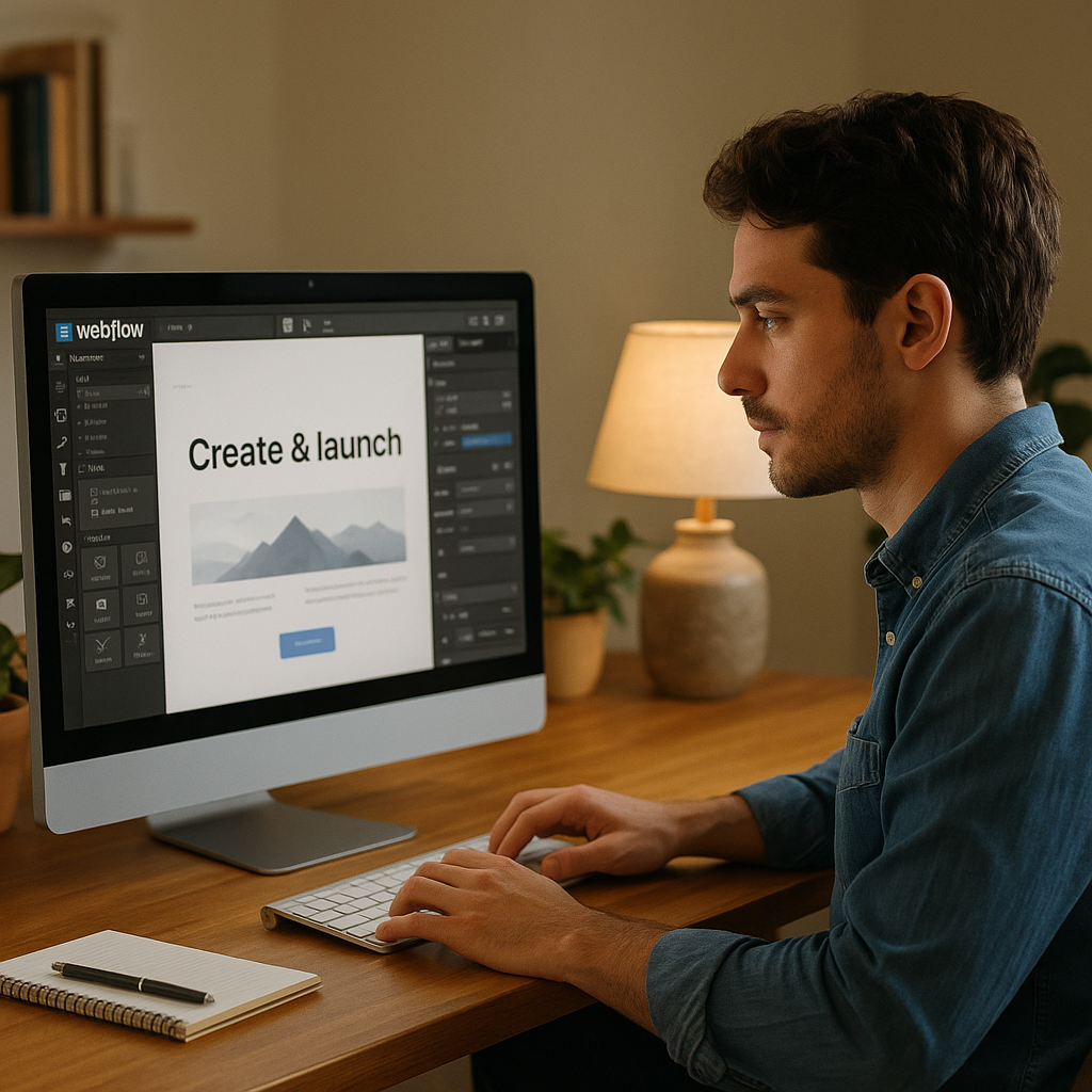Illustration complémentaire de l’article sur Les bases de Webflow