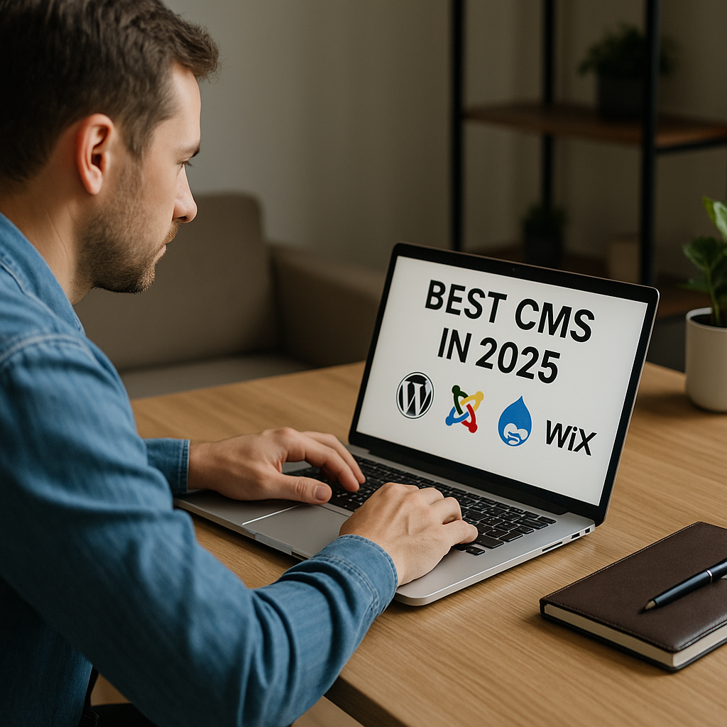Visuel d’introduction sur Les meilleurs CMS en 2025