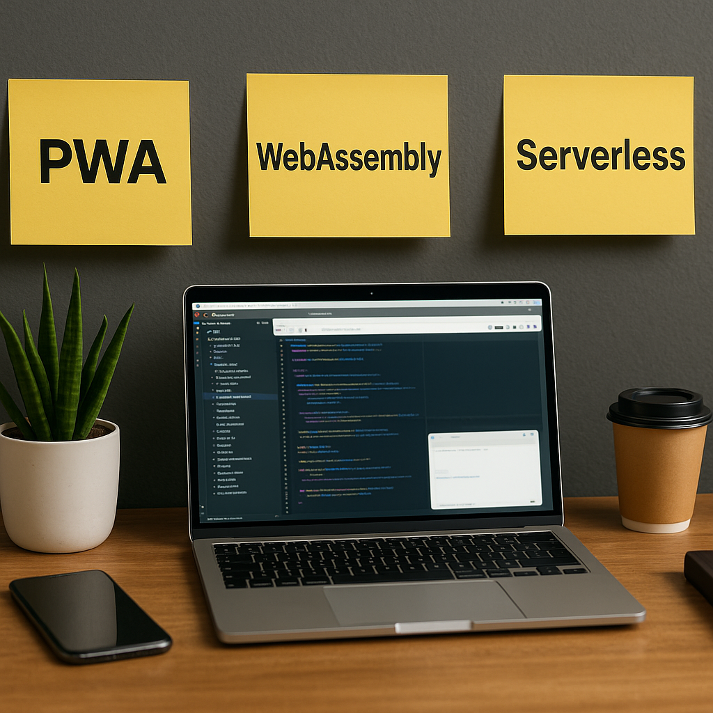 Illustration complémentaire de l’article sur PWA, WebAssembly, Serverless : les architectures qui redéfinissent le web moderne
