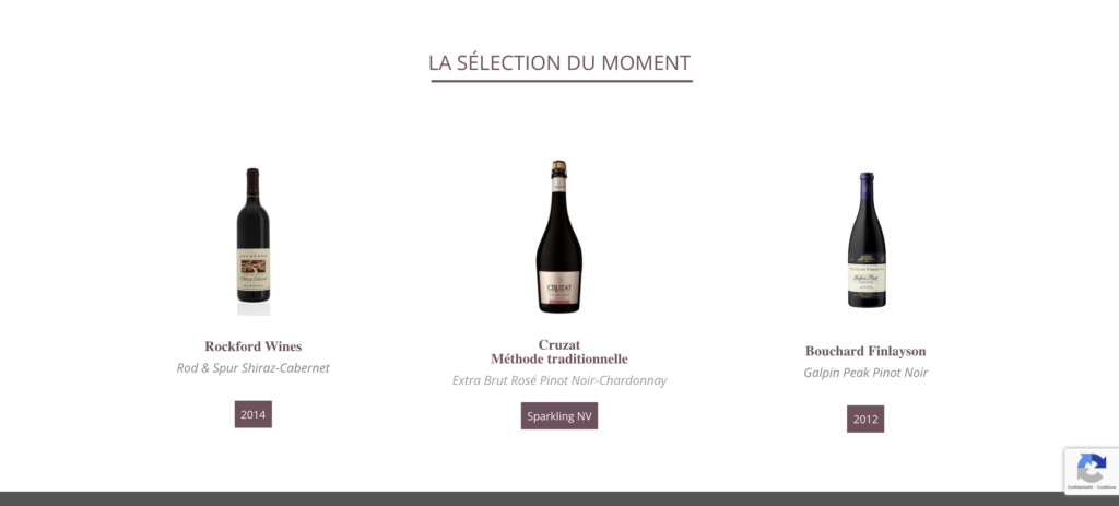 site web - South World Wines