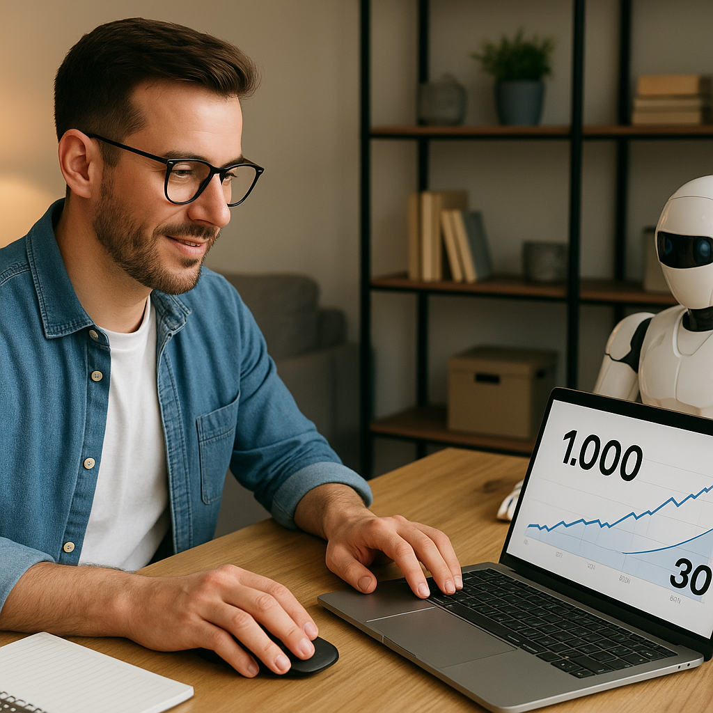 Comment j’ai généré 1 000 visites par jour en 30 jours avec une IA et du SEO