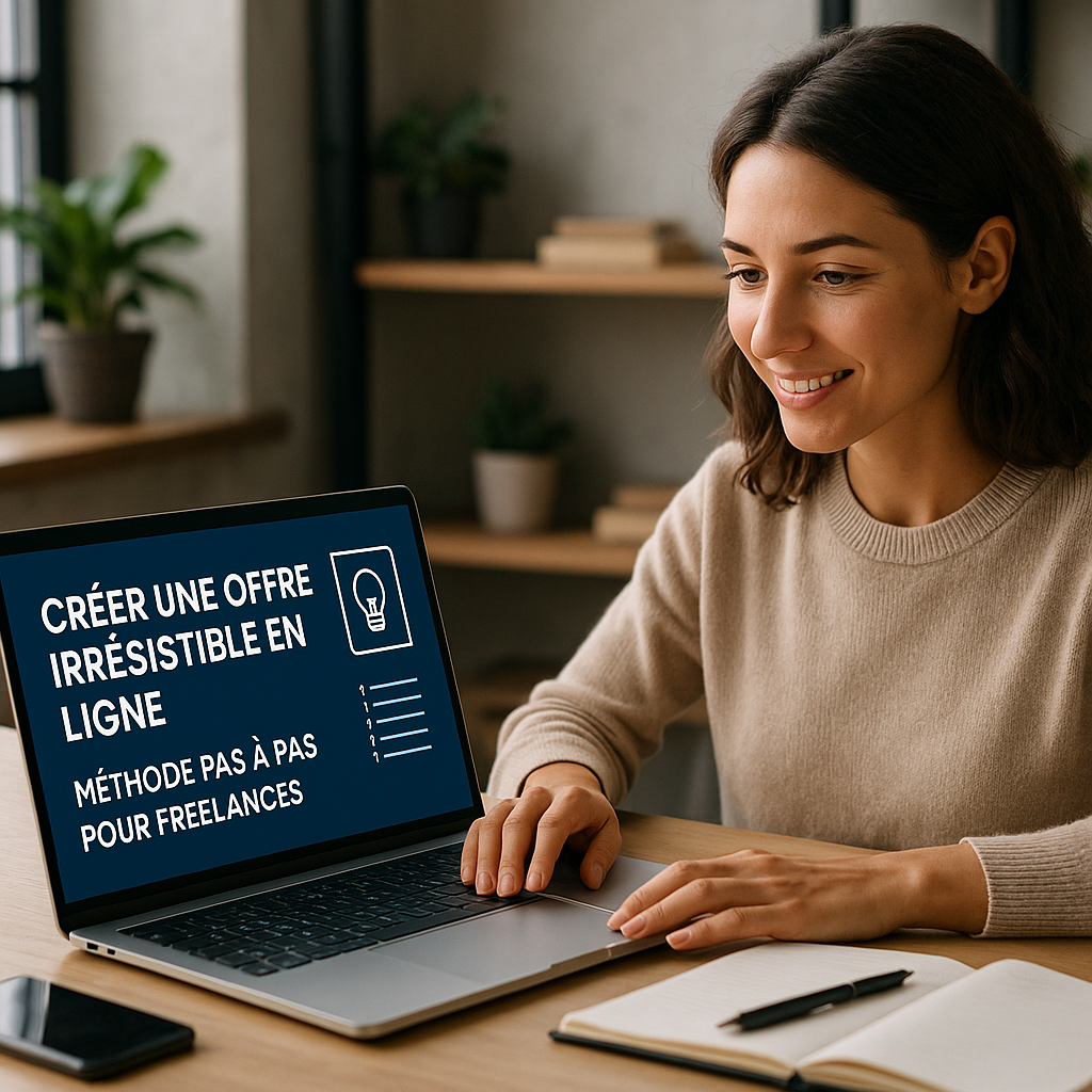 Créer une offre irrésistible en ligne : méthode pas à pas pour freelances
