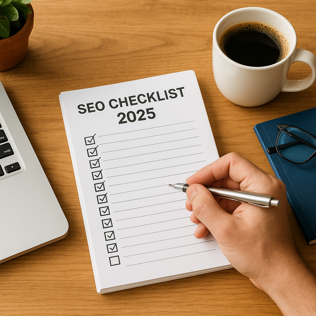 Visuel d’introduction sur La checklist SEO 2025 : les 20 points à valider pour ranker
