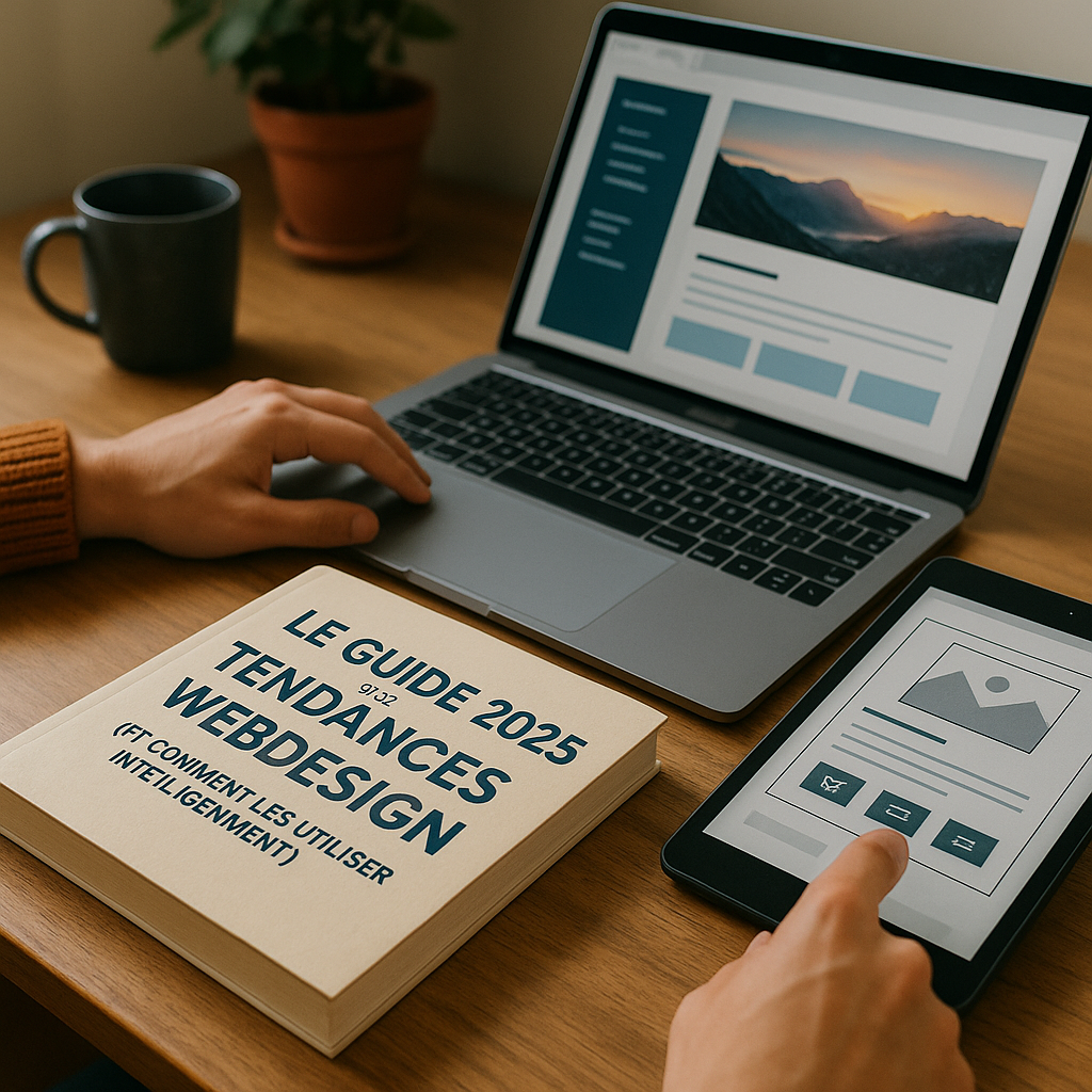 Illustration complémentaire de l’article sur Le guide 2025 des tendances webdesign (et comment les utiliser intelligemment)