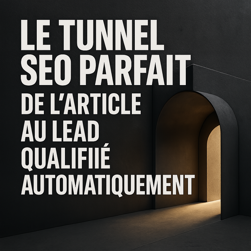 Illustration complémentaire de l’article sur Le tunnel SEO parfait : de l’article au lead qualifié automatiquement