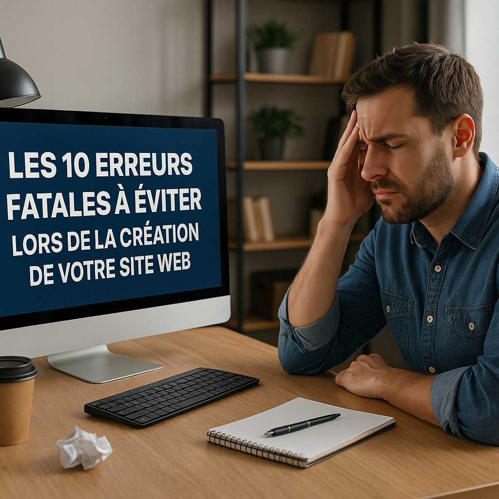 Visuel d’introduction sur Les 10 erreurs fatales à éviter lors de la création de votre site web