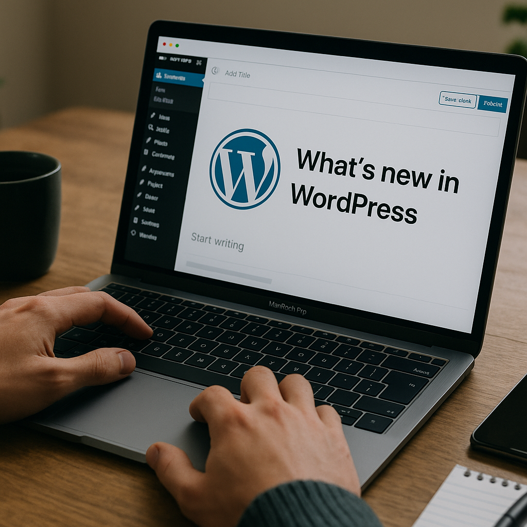 Illustration générée pour l’article : Qu'est ce qui change avec la dernière version de wordpress