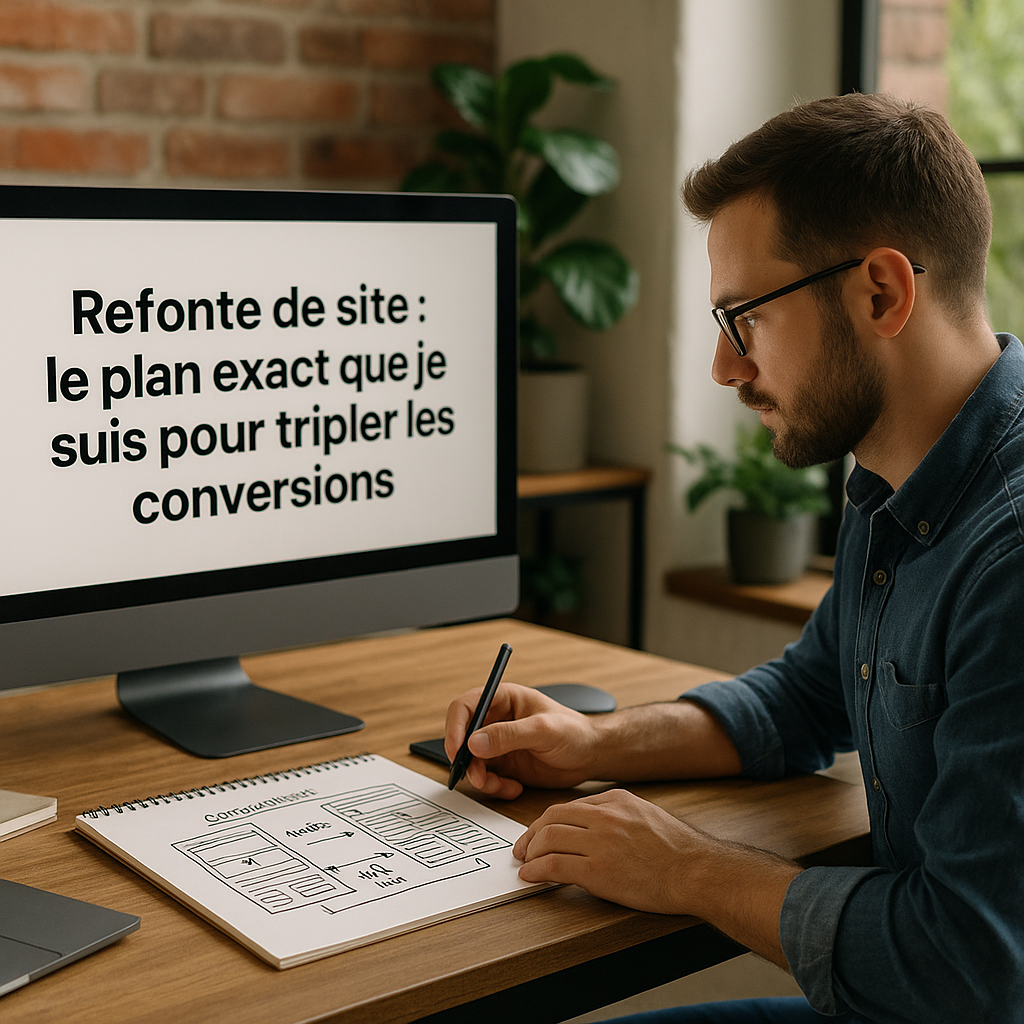 Refonte de site : le plan exact que je suis pour tripler les conversions