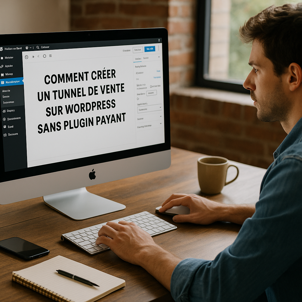 Comment créer un tunnel de vente sur WordPress sans plugin payant
