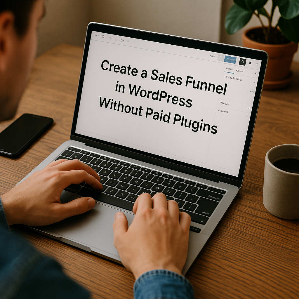 Illustration complémentaire de l’article sur Comment créer un tunnel de vente sur WordPress sans plugin payant
