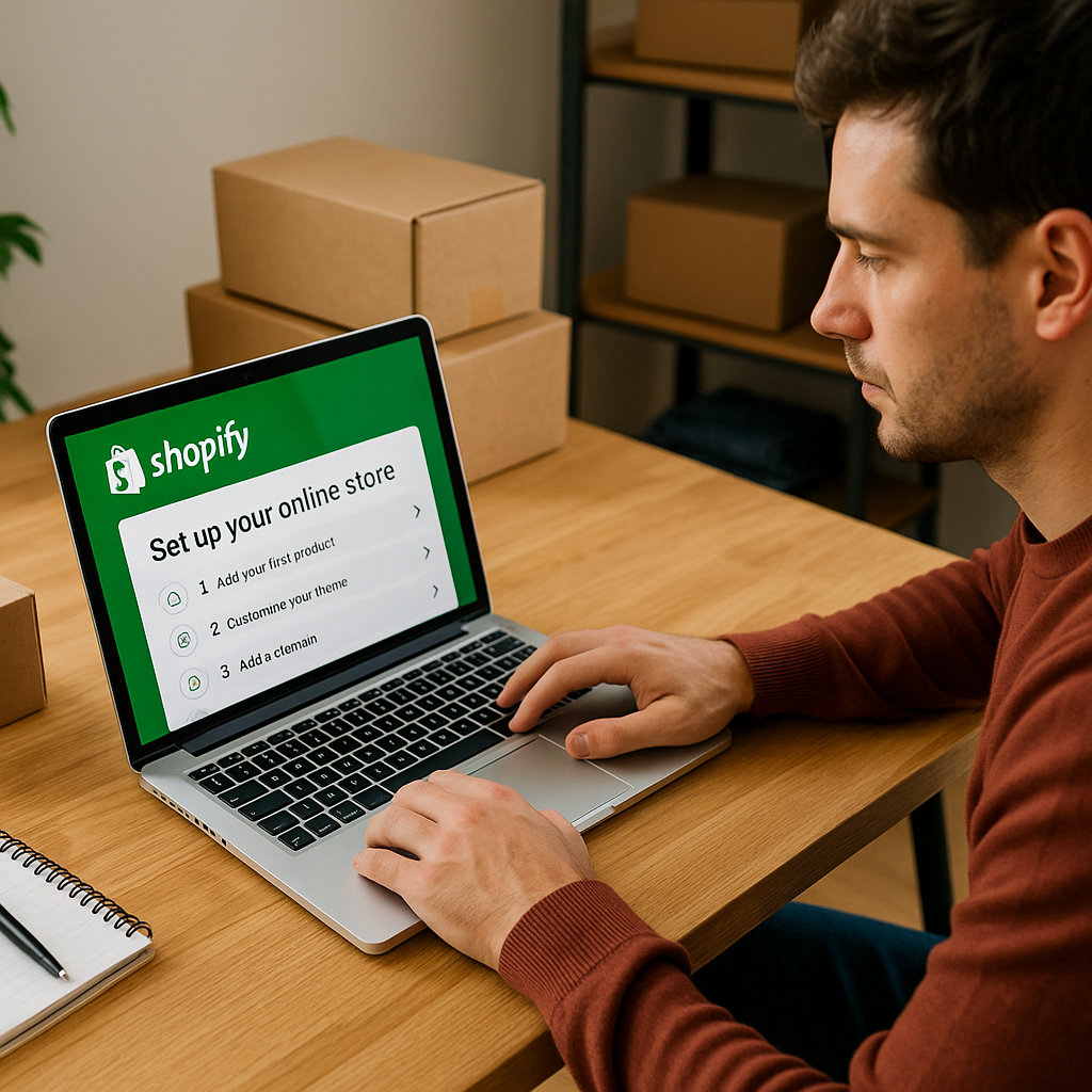 Illustration complémentaire de l’article sur Comment mettre en place sa boutique en ligne avec Shopify ? Tuto complet 