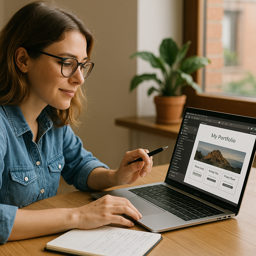 Illustration complémentaire de l’article sur Créer un portfolio interactif pour freelance avec Webflow : étape par étape