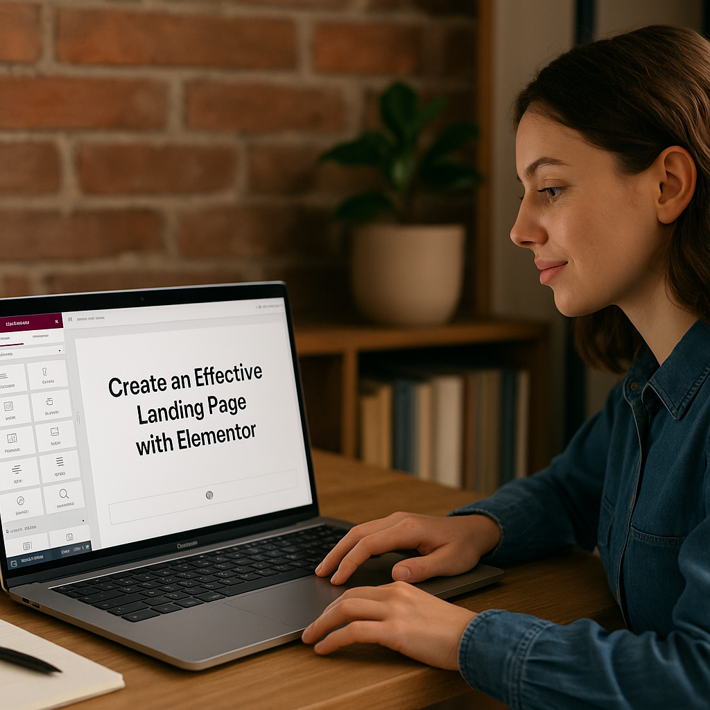 Créer une landing page efficace avec Elementor