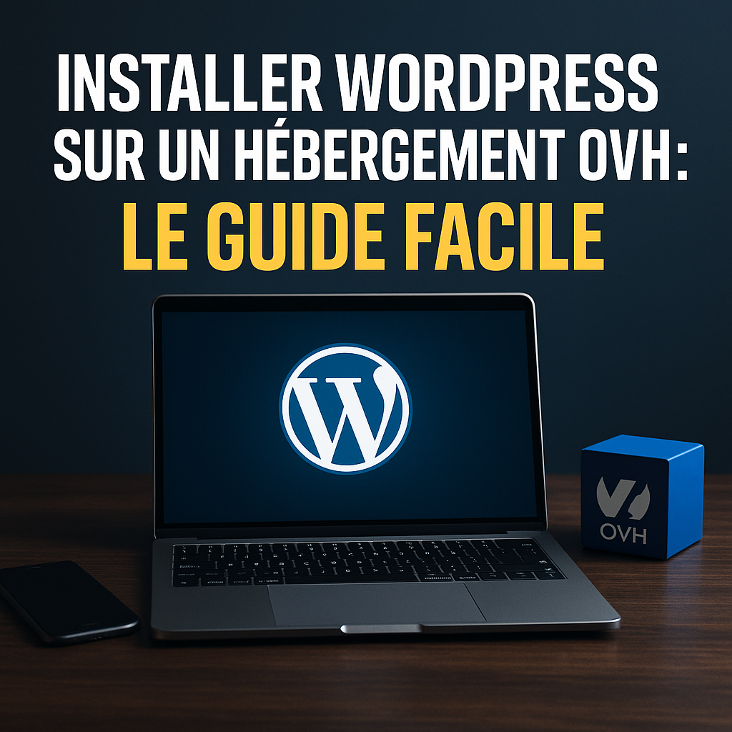 Illustration complémentaire de l’article sur Installer WordPress sur un hébergement OVH : le guide facile