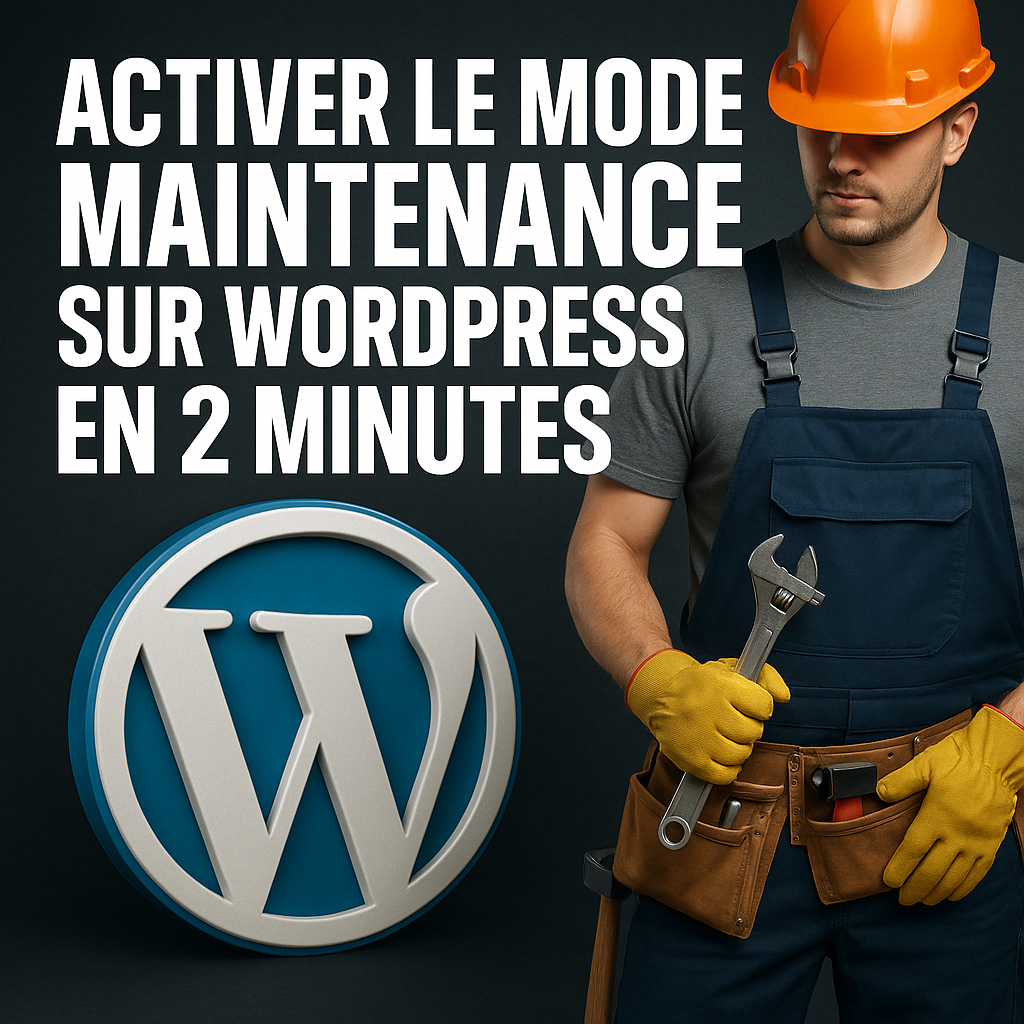 Illustration complémentaire de l’article sur Activer le mode maintenance sur WordPress en 2 minutes