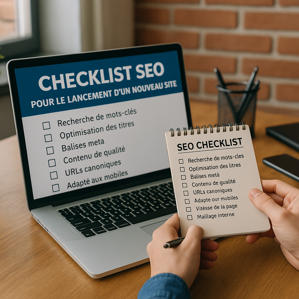 Checklist SEO complète pour le lancement d’un nouveau site