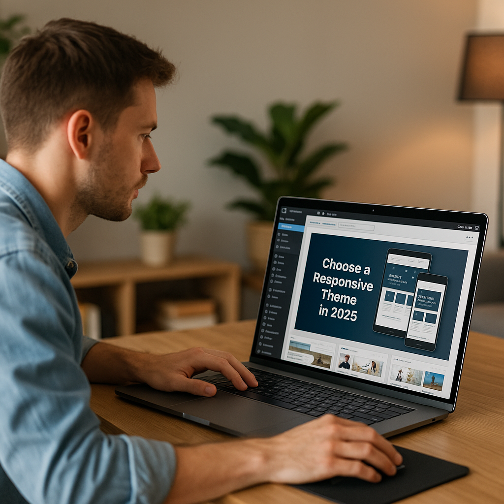 Choisir et installer un thème WordPress responsive en 2025
