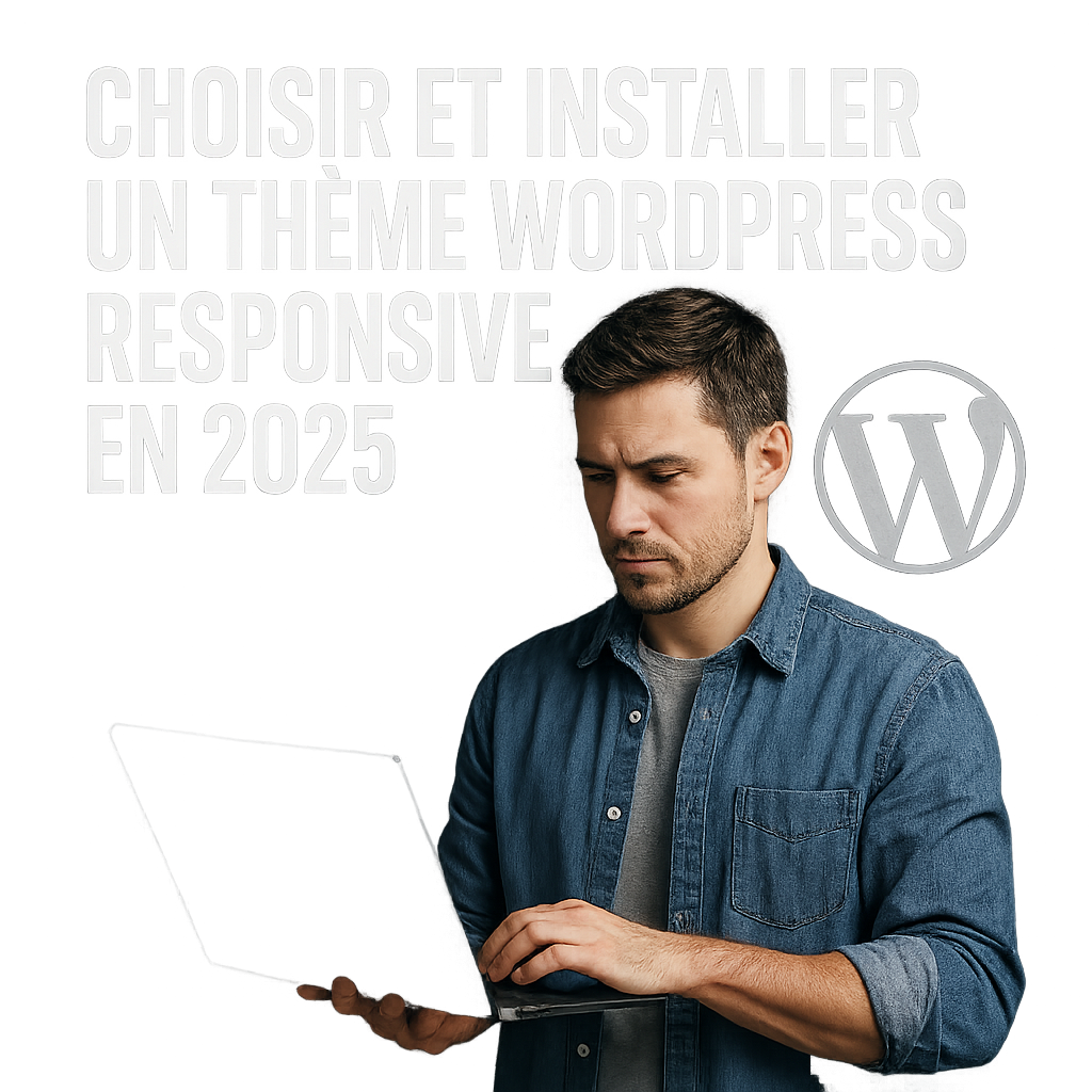 Illustration complémentaire de l’article sur Choisir et installer un thème WordPress responsive en 2025