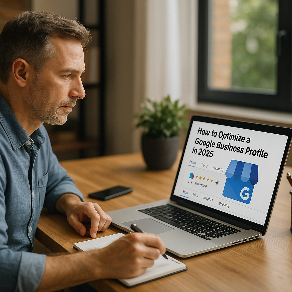 Comment optimiser une fiche Google Business Profile en 2025