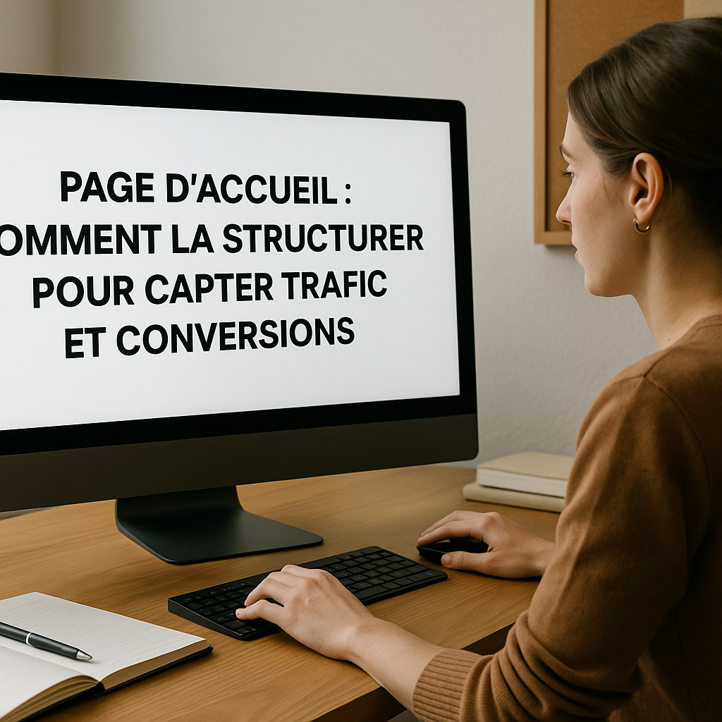 Page d’accueil : comment la structurer pour capter trafic et conversions