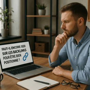 Illustration générée pour l’article : Faut-il encore miser sur les backlinks pour être bien positionné ?