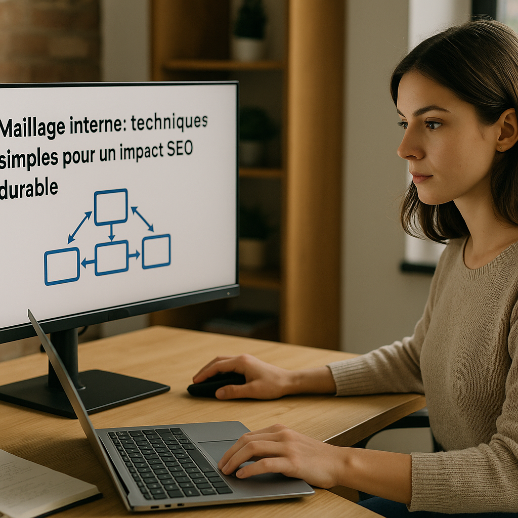 Visuel d’introduction sur Maillage interne : techniques simples pour un impact SEO durable