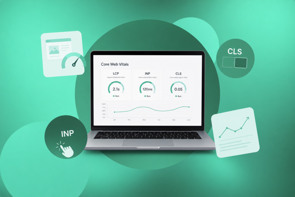Core Web Vitals 2026 : Guide complet d'optimisation